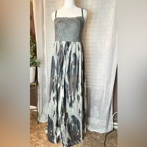 RYU long summer dress size Small grey